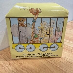 Precious Moments Birthday Train Pony Age 9 Being Nine Is Just Divine figurine